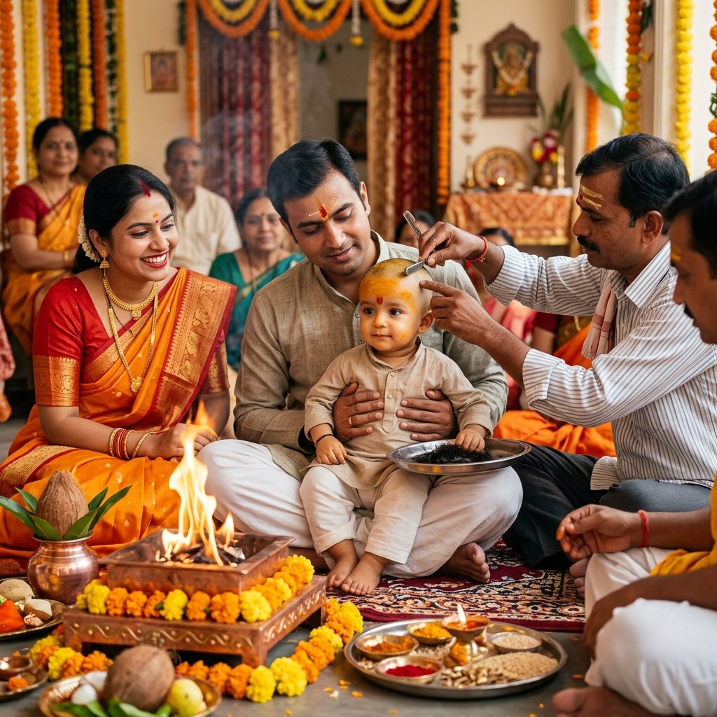 Chudakarana Sanskar - First Haircut Ceremony