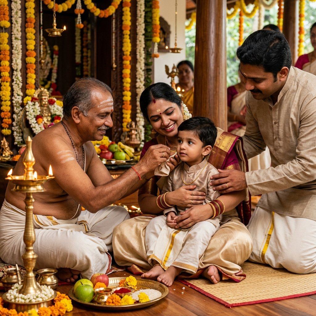 Karnavedha Sanskar - Ear Piercing Ceremony