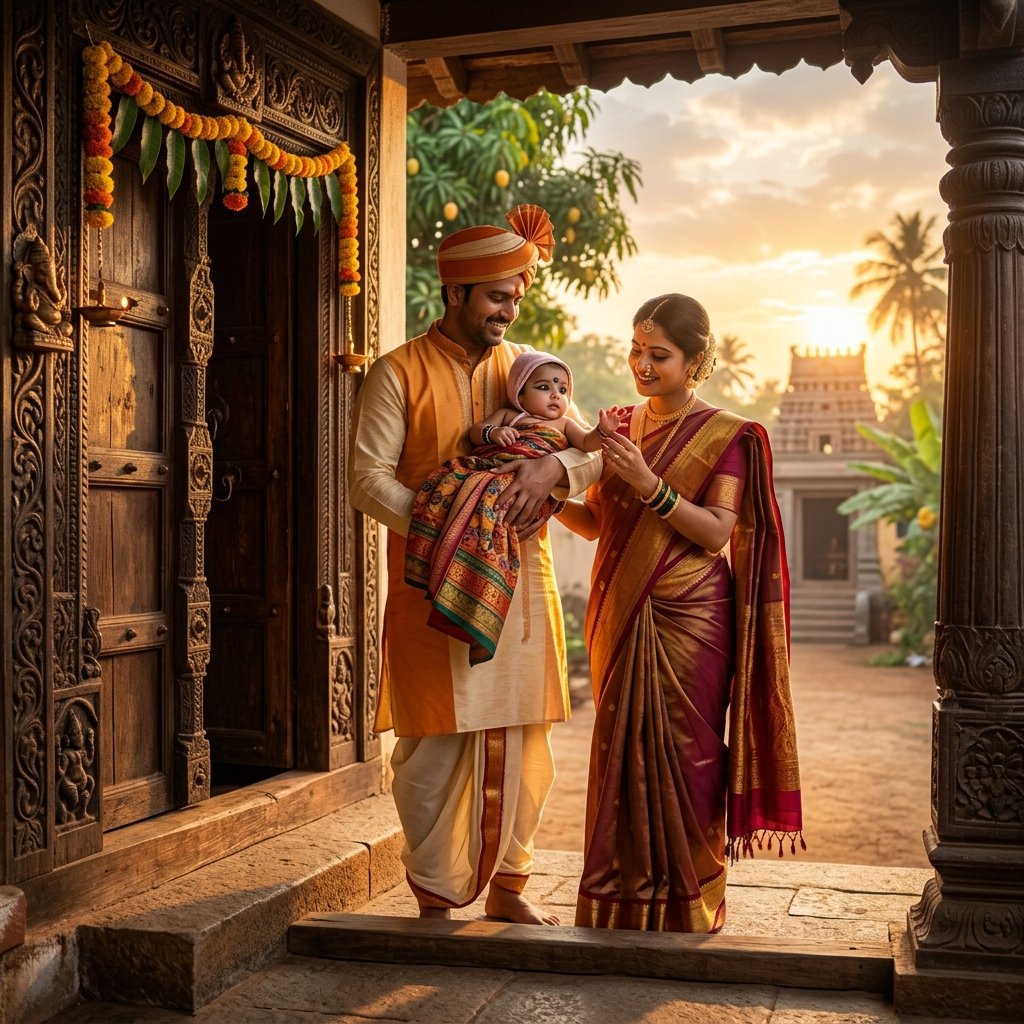 Nishkramana Sanskar - First Outing Ceremony