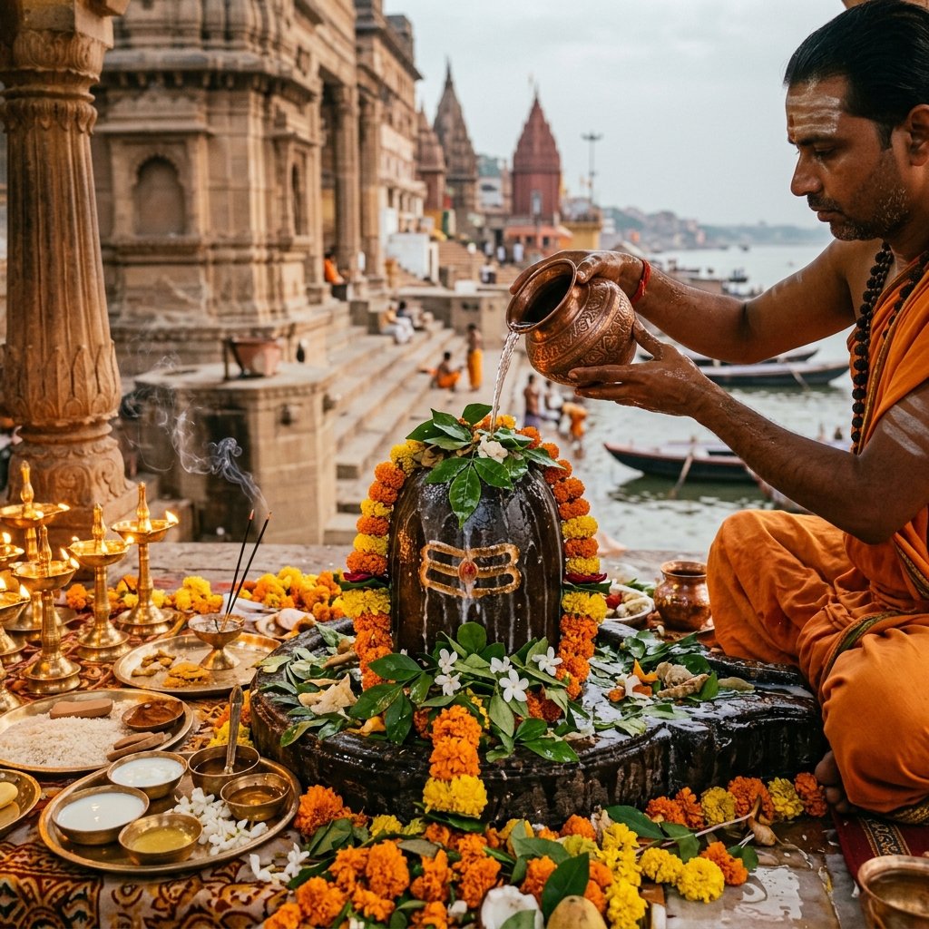 Shravan Maas Rudrabhishek in Kashi