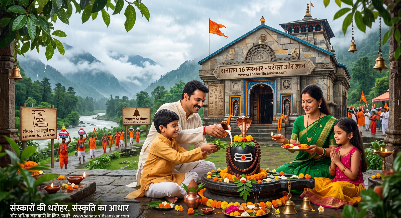श्रावण मास भगवान शिव जलाभिषेक एवं रुद्राभिषेक काशी